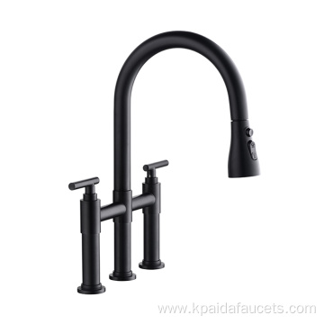 Pull Down Sprayer Kitchen Waterfall Faucet